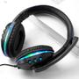 Imagem de Fone De Ouvido Gamer Com Fio Usb Para Pc Note book Headset Com Microfone LED RGB