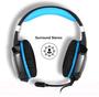 Imagem de Fone De Ouvido Gamer Com Microfone Headset Ej-901 Preto Com Azul