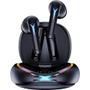 Imagem de Fone de Ouvido Gamer Quanta Eclipse QTAGE10 TWS RGB Bluetooth - Preto