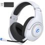 Imagem de Fone de Ouvido Gamer Sem Fio KAPEYDESI Captain 400 - Compatível com PS5/PS4/PC