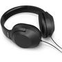 Imagem de Fone de Ouvido Headphone com Fio 2m Philips TAH2005 P2/P3 com adaptador P10 Confortável Preto