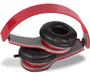 Imagem de Fone De Ouvido Headphone Headset com Fio e Microfone Vermelho Celular Trabalho Game Reunião Jogar Caminhada