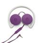 Imagem de Fone de Ouvido Headset Dobrável P2 Com Cabo Controle Microfone Ajuste de Volume Roxo HP - H2800