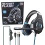 Imagem de Fone De Ouvido Headset Flash Gamer Com Led USB E P2 DM GO