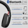 Imagem de Fone De Ouvido Headset Gamer Bluetooth 2.4ghz Com Microfone