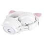 Imagem de Fone De Ouvido Headset Kitty Ear - Orelha De Gato Branco Com Microfone Cabo 1.2m Plug P2 Estereo P3 - Ke110b