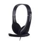 Imagem de Fone de Ouvido Headset Telemarketing P2 Duplo 3,5mm Ajuste de Volume Hoopson