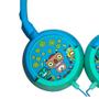 Imagem de Fone de Ouvido Infantil Headset Azul Robôs Com Fio P2 Para Smartphone Tablet Drive 40mm Áudio Seguro
