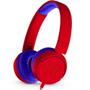 Imagem de Fone de Ouvido Infantil JBL JR300 Vermelho Azul com Limitador de Volume 85dB para Criança
