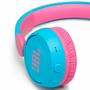 Imagem de Fone de Ouvido Infantil JBL JR310BT Azul Rosa Bluetooth Fone Sem Fio com Microfone para Criança