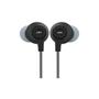 Imagem de Fone De Ouvido Intra Auricular Com Borrachinha Fio de 1,2 Metros P2 3.2mm Acompanha Case Soft Display Preto Oex