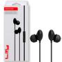 Imagem de Fone de Ouvido Intra Auricular Earbuds EPH 201 Com Fio e Microfone, Lity - Preto