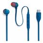 Imagem de Fone De Ouvido JBL Com Fio Tune 310c Usb-c Jbl Azul
