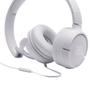 Imagem de Fone de ouvido JBL TUNE 500 supra-auriculares com fio Branco
