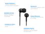 Imagem de Fone De Ouvido Motorola Earbuds 105, Anti Ruido Com Microfone - Preto