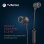 Imagem de Fone De Ouvido Motorola Earbuds 3-S com Microfone Conexão P2 com fio 1,2 Metros - Preto