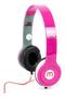 Imagem de Fone de ouvido on-ear com fio Altomex A-567 rosa branco azul preto vermelho cores sortidas