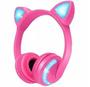 Imagem de Fone de Ouvido Orelha de Gatinha com 7 cores LED Headphone Bluetooth P2 - Xls