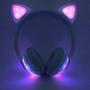 Imagem de Fone de Ouvido Orelha De Gato Bluetooth 5.0 Com Led Headset sem Fio Headphone