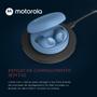 Imagem de Fone De Ouvido Original Motorola Moto Buds 250 6H de Reprodução Bluetooth 5.0 - Azul