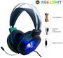 Imagem de Fone De Ouvido Over-Ear Gamer Com Luz Rgb Led Pc Games