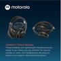 Imagem de Fone de ouvido over-ear sem fio Motorola Moto XT220 preto