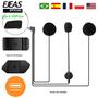 Imagem de Fone de Ouvido para Motocicleta Ejeas V6 com Microfone - Conector Tipo C