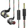 Imagem de Fone De Ouvido Qkz Ak6 Dmx Preto 2022 Gamer Dj In Ear C/Case