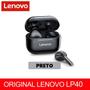 Imagem de Fone de Ouvido Sem Fio Bluetooth Lenovo LP40 - Músicas Games Esportes