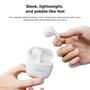 Imagem de Fone De Ouvido Sem Fio Realfit F1 Tws Bluetooth 5.3 Cor Branco Luz Branco