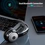 Imagem de Fone de Ouvido Sem Fio TECKNET Bluetooth 5.2 com Microfone - 40 Horas de Bateria