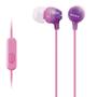 Imagem de Fone de Ouvido Sony MDR-EX15AP - Roxo