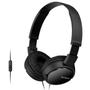 Imagem de Fone de Ouvido Sony MDR-ZX110APBZ com Microfone e Cabo de 1.2 Metros - Preto