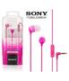 Imagem de Fone de ouvido Sony Rosa c/ Microfone MDR-EX15AP, borrachinhas adicionais