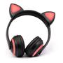 Imagem de Fone Exbom Bluetooth Hf C240-bt Gatinho Preto Com Ilum Led