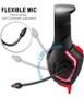 Imagem de Fone Gamer Headset Onikuma Pc Xbox Ps4 K1-B Preto E Vermelho