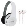 Imagem de Fone Headser + Fone Ouvido Auricular Oex Hf 100 Branco