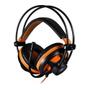 Imagem de Fone headset gamer argos hs417 usb e p3 oex preto e laranja