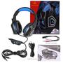 Imagem de Fone Headset Gamer Azul Infokit Usb Gh-X2000 Pc -  P2