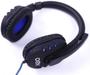 Imagem de Fone Headset Gamer Bit HS206 Preto com Azul - Oex