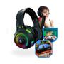 Imagem de Fone Headset Gamer C/ Luz Led P/ Celular Cor Preto Cor da luz Rainbow