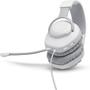 Imagem de Fone Headset Gamer JBL Quantum 100 P2 Branco Com Ajuste Regulável e Microfone Removível