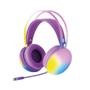 Imagem de Fone Headset Gamer RGB USB P3 XC-HS18 Roxo X-Cell