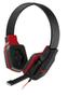 Imagem de Fone Headset Headphone com Microfone Gamer Multilaser PH073 para jogos conexão P2 Preto com Vermelho