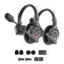 Imagem de Fone Headset Intercomunicador Duplo Sem Fio Synco Xtalk X2