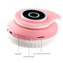 Imagem de Fone Infantil Bluetooth Gatinho LED Sem Fio Rosa