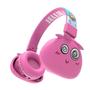 Imagem de Fone Infantil Design Monstrinho Bluetooth Ou Com Fio Cores