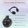 Imagem de Fone Infantil Led Gatinho Colorido Menino Bluetooth Menina