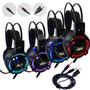 Imagem de Fone Microfone Headset Para Jogos Gamer 7.1 para PC Notebook Xbox Celular KP464