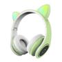 Imagem de Fone Orelha De Gato Gatinho Cat 5.0 Bluetooth Com Led Rgb